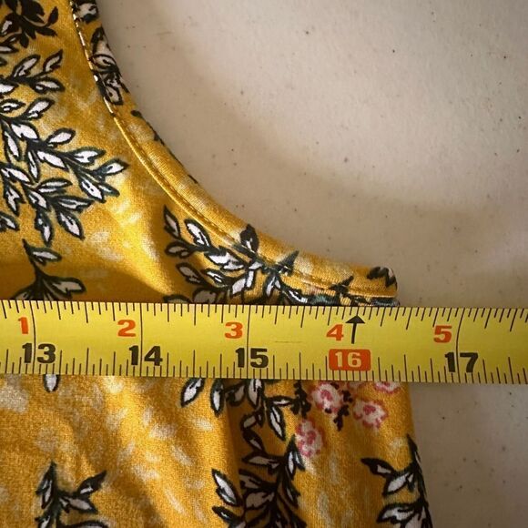 Heart Soul yellow floral dress - Picture 5 of 6